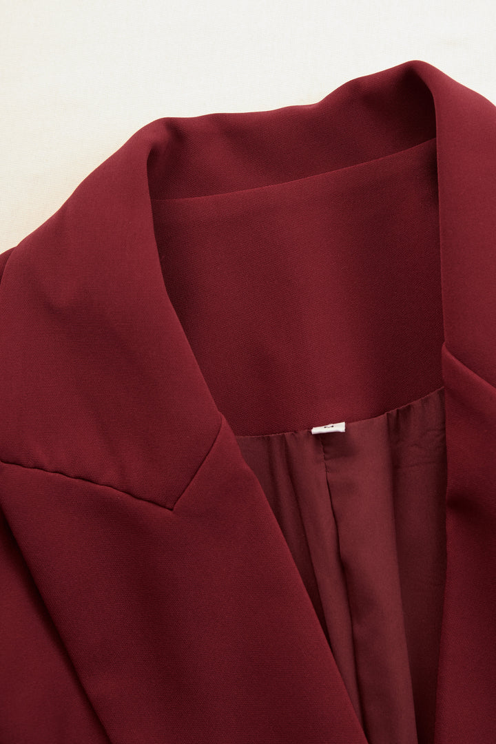 Camille | Women's Custom-Fit Blazer Midi Dress