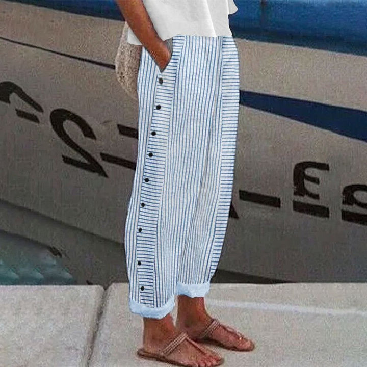 Caroline | Women's Trousers with Pockets and Drawstring