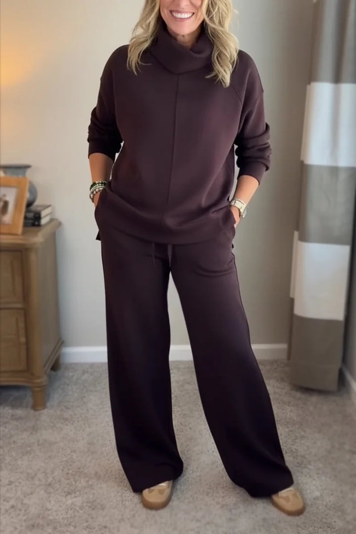 Remy | Relaxed Two-Piece Women’s Travel Set with Side Slit and Side Slits