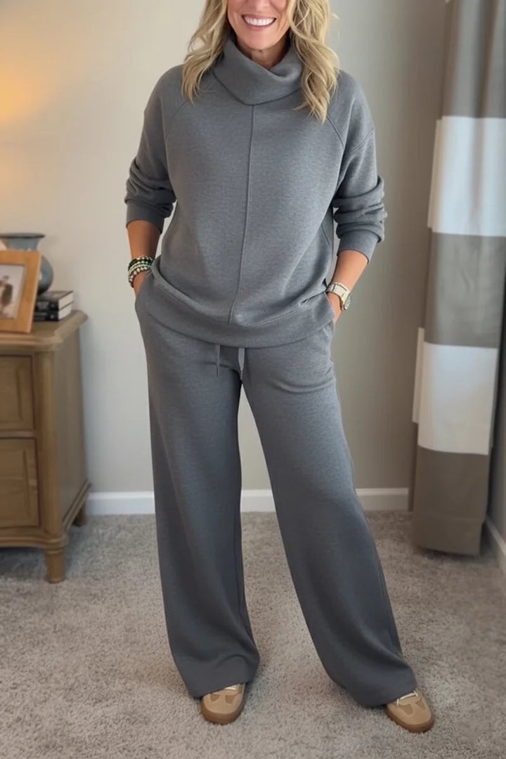 Remy | Relaxed Two-Piece Women’s Travel Set with Side Slit and Side Slits