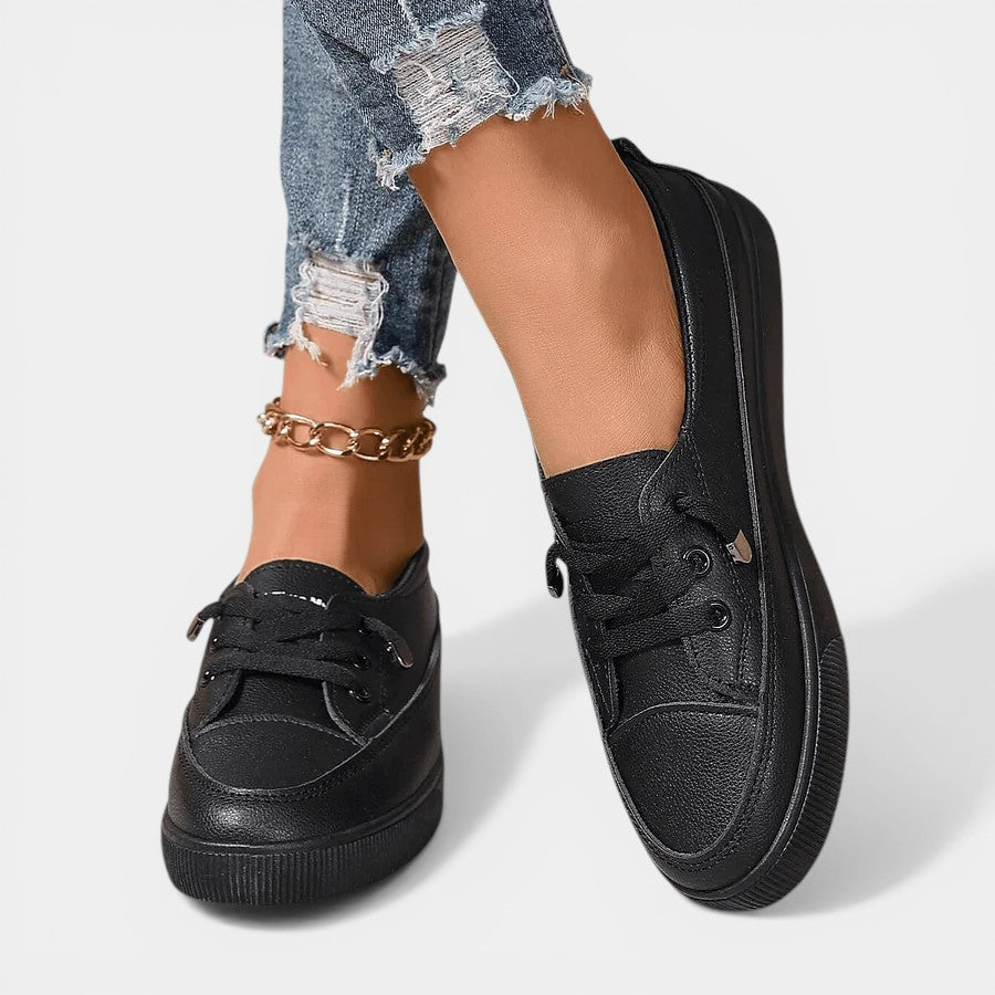 Ana | Orthopedic Flat Lace-Up Shoes