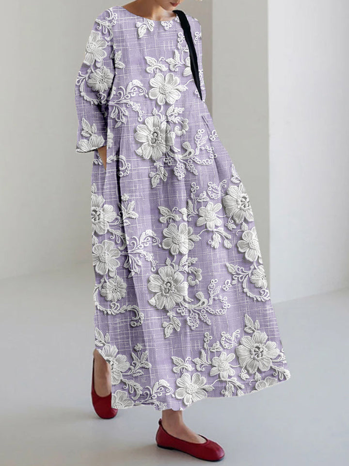 Anovia | Women's Graceful Printed Maxi Dress