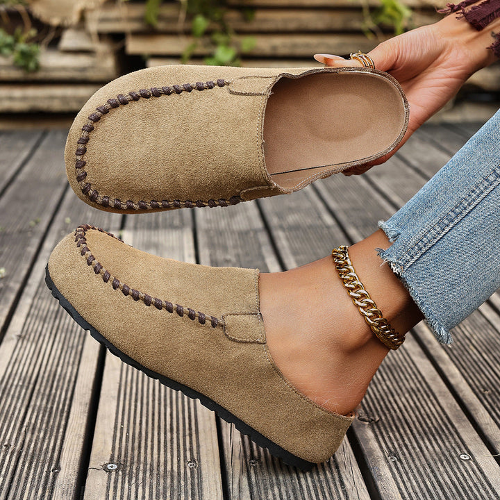 Cushioned Open-Toe Retro-Inspired Orthopedic Slippers for Women with Arch Support