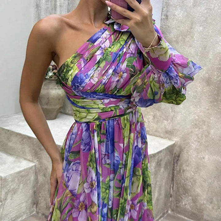Aurélie | Women's One-Shoulder Maxi Dress