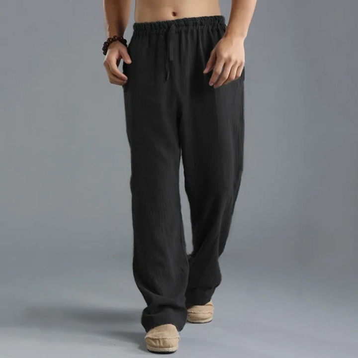 Carl | Men's Elegant Trousers with Drawstring