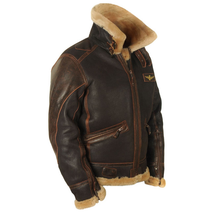 Antonia | Cozy Aviator Jacket with Long Sleeve