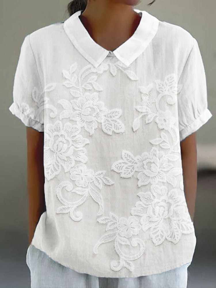 Clarette | Women's Vintage Printed Shirt