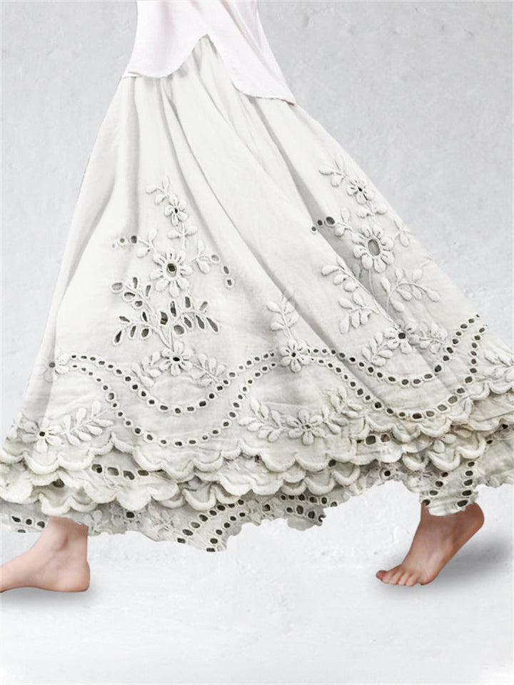 Aurette | Women's Relaxed Boho Printed Skirt