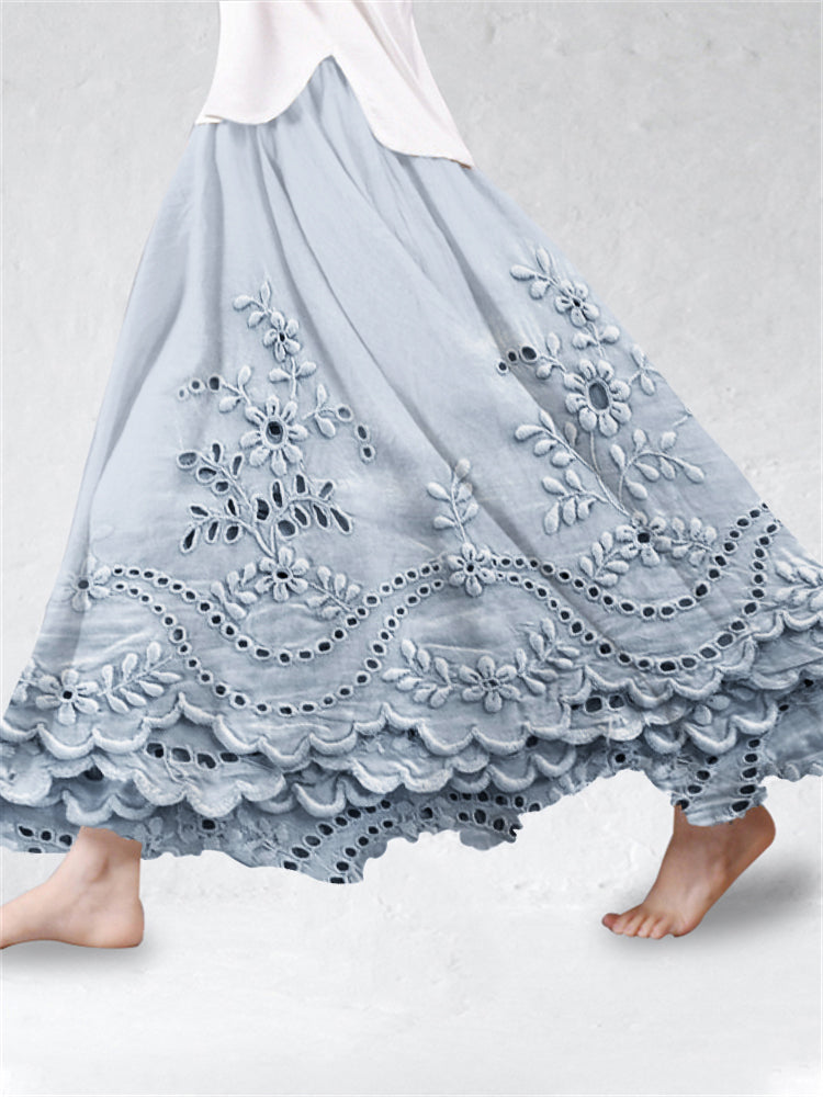 Aurette | Women's Relaxed Boho Printed Skirt