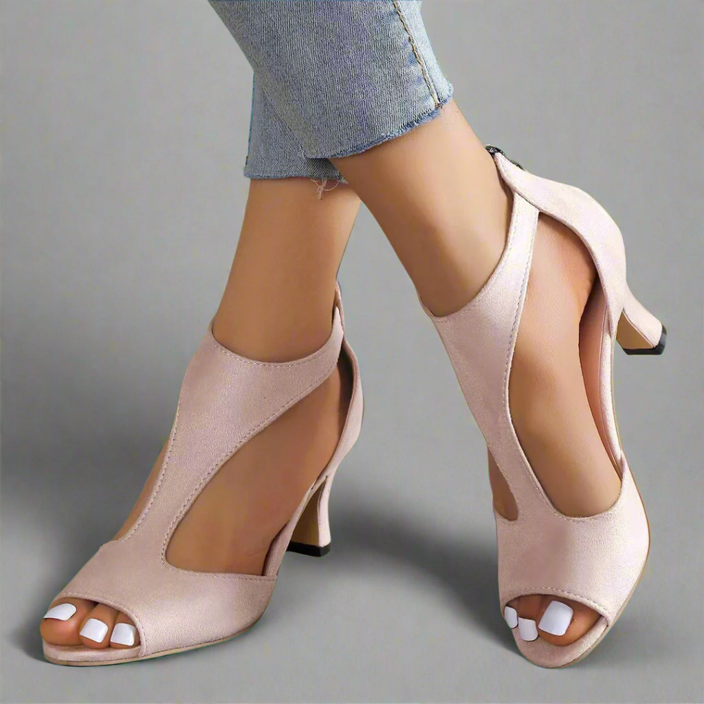 Heidrun | Women's Orthopedic Open-Toe Elegant Comfortable Heels with Arch Support