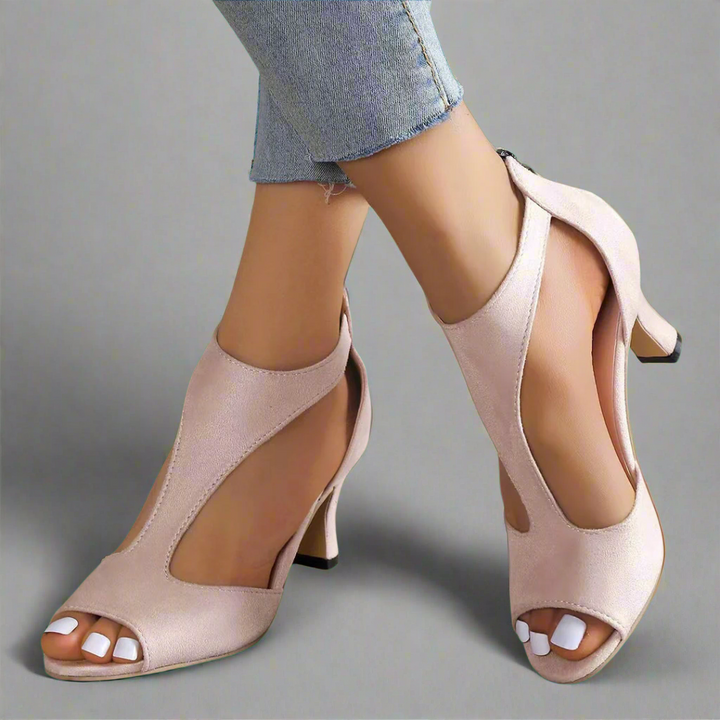 Heidrun | Women's Orthopedic Open-Toe Elegant Comfortable Heels with Arch Support