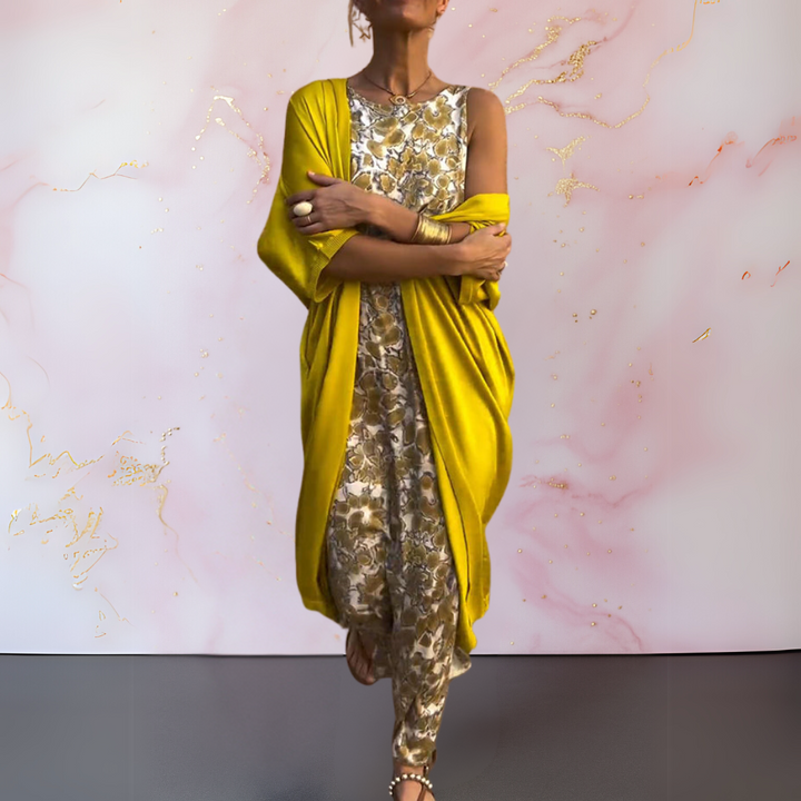 Melanie | Women's Elegant Maxi Dress With Cardigan