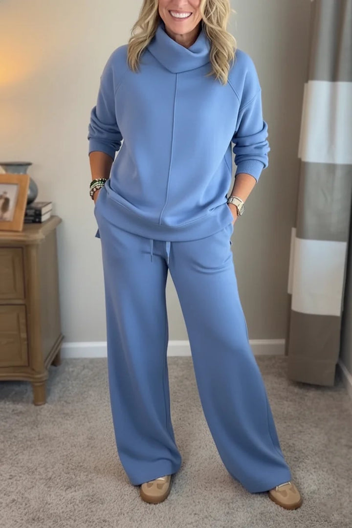 Remy | Relaxed Two-Piece Women’s Travel Set with Side Slit and Side Slits