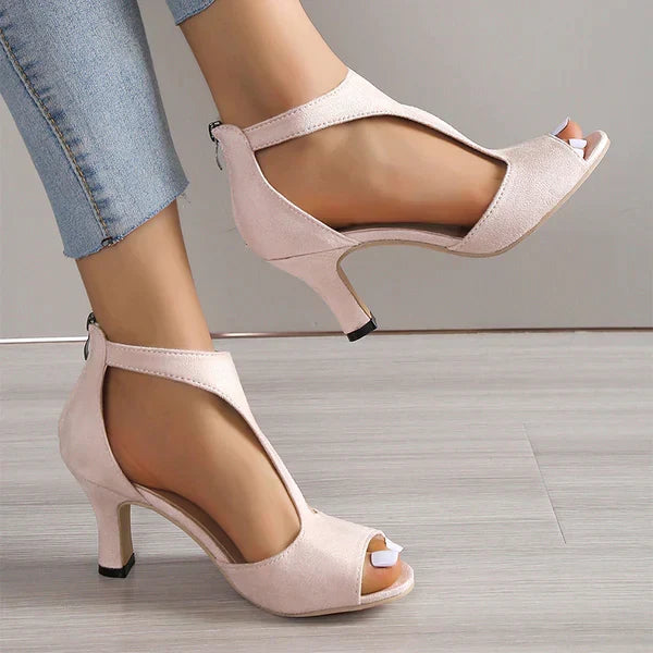 SerenaLift | Women's Cushioned Open-Toe Orthopedic Heel Sandals with Arch Support