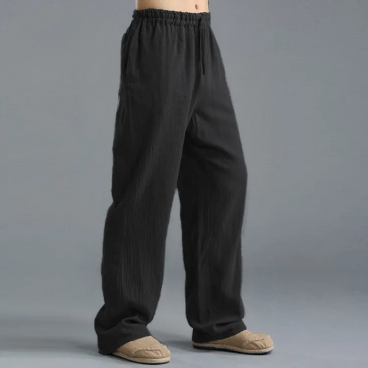 Carl | Men's Elegant Trousers with Drawstring