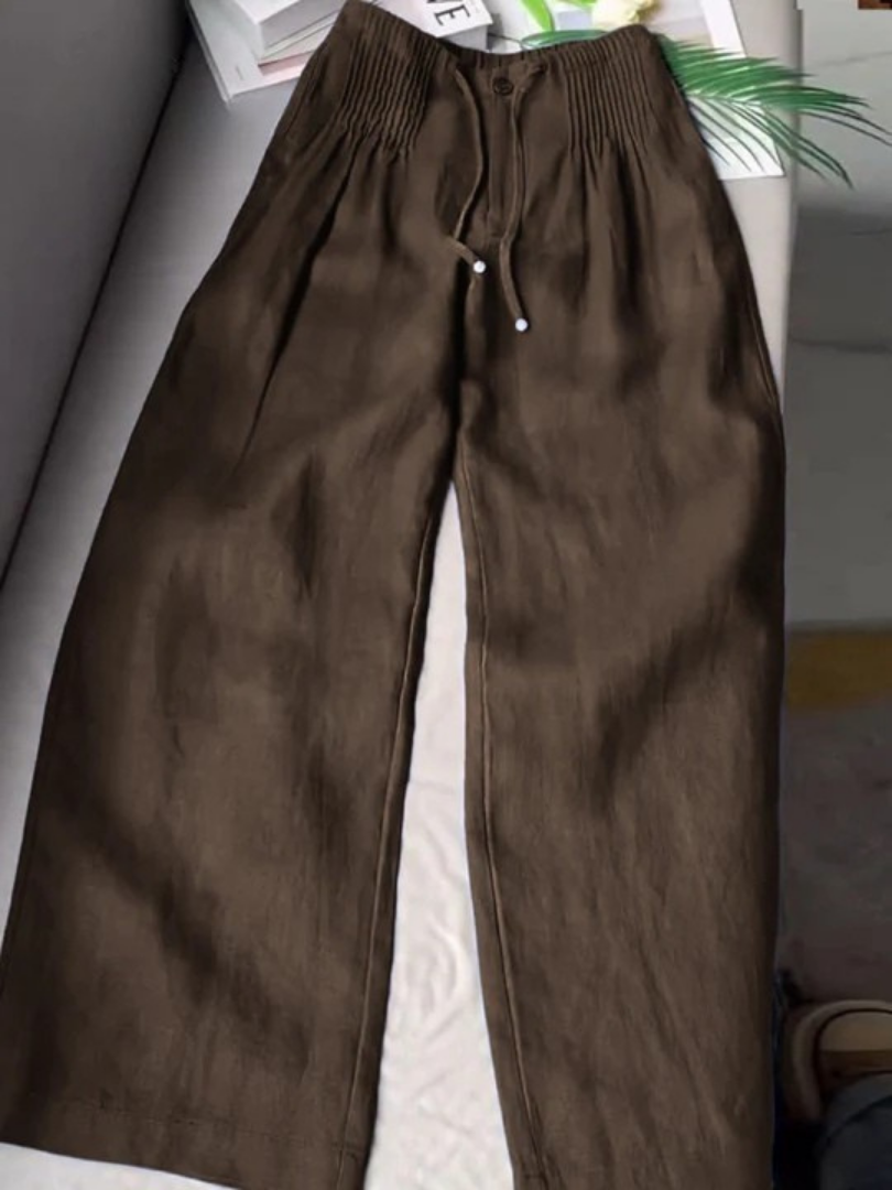 Camille | Women's Elegant Wide-Leg Trousers