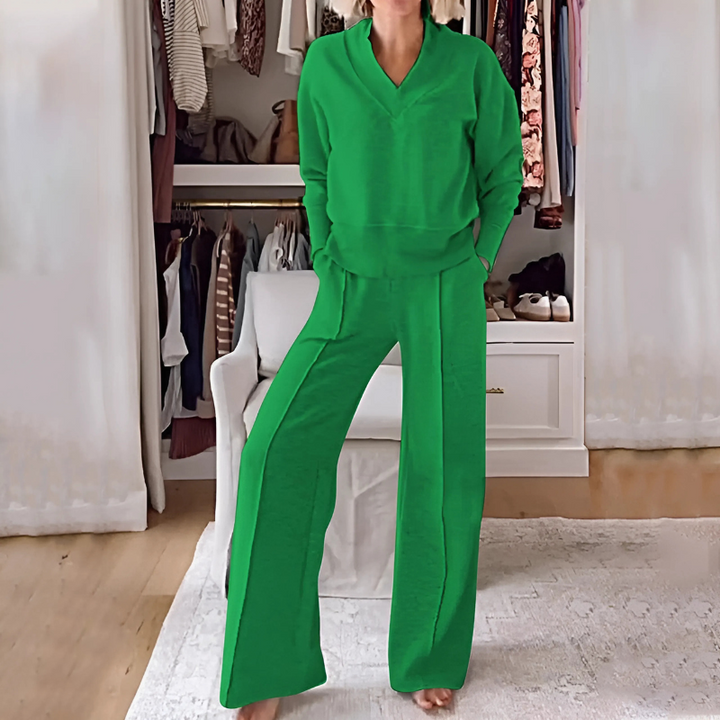 Carmela | Women's V-Neck Lounge Set