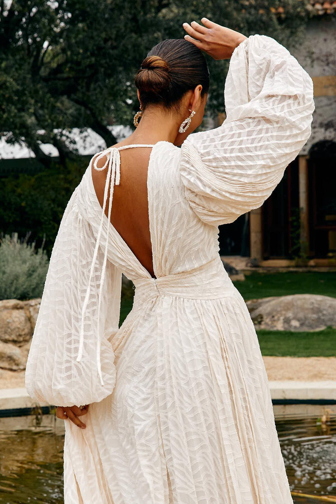 Florie | Women's Elegant Long V-Neck Maxi Dress