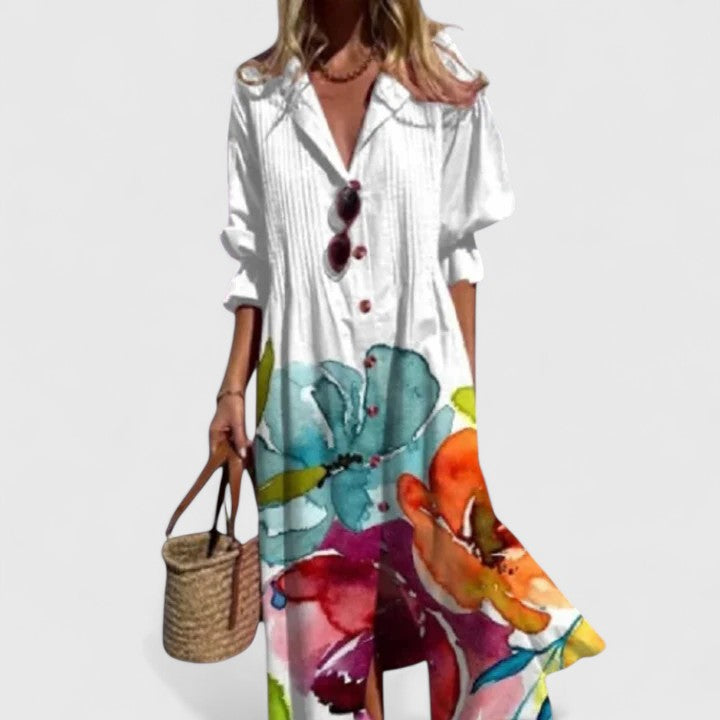 Paula | Women's Chic Bohemian Maxi Dress