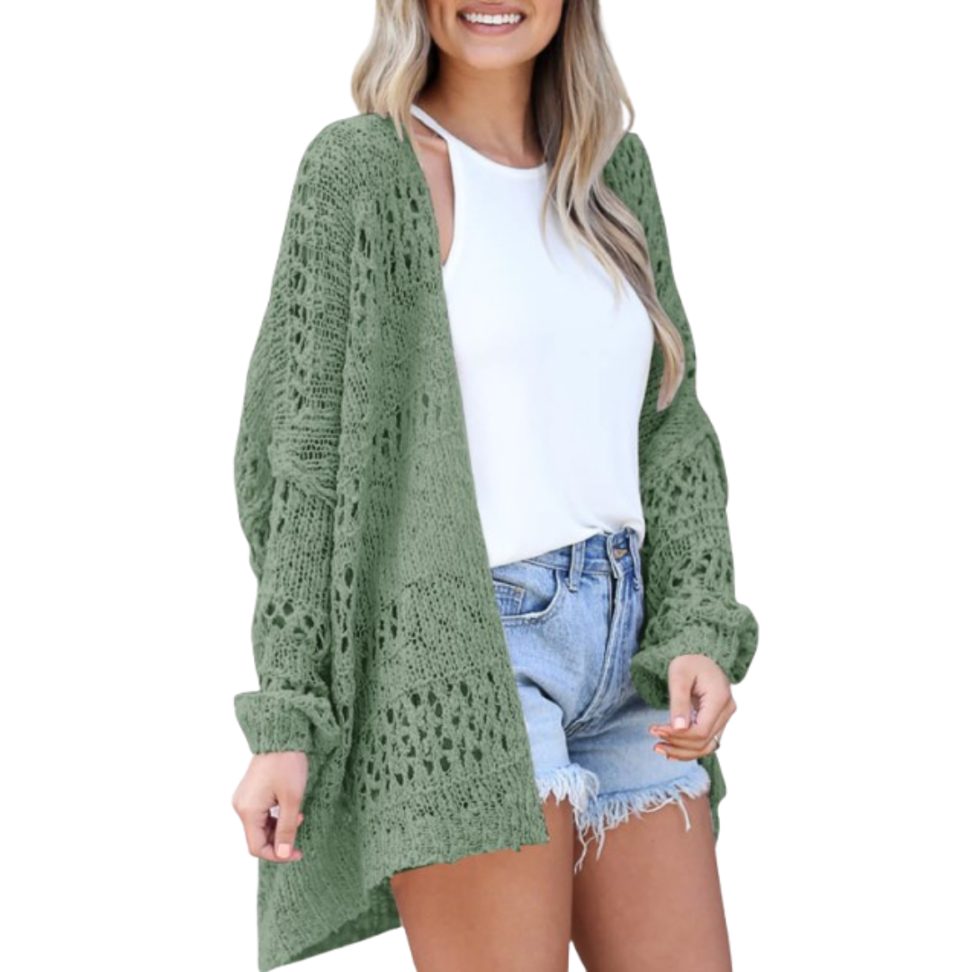 Arizela | Women's Longline Lightweight Oversized Boho Cardigan