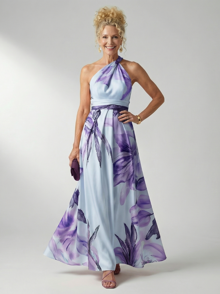 Amiel | Women's Light Floral Maxi Dress