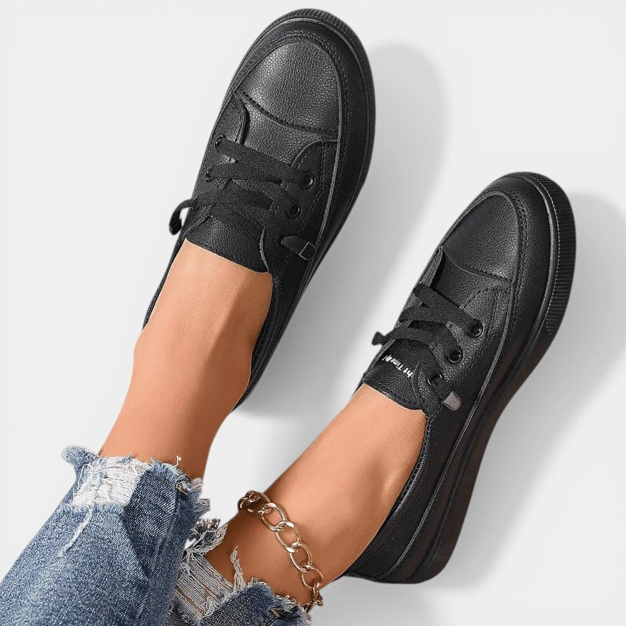 Ana | Orthopedic Flat Lace-Up Shoes