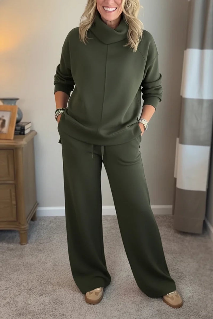 Remy | Relaxed Two-Piece Women’s Travel Set with Side Slit and Side Slits