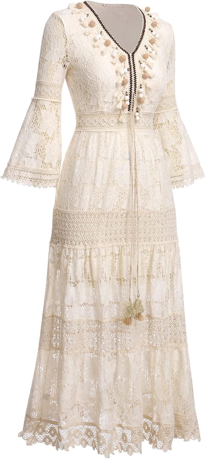 Amary | Women's Boho Maxi Dress