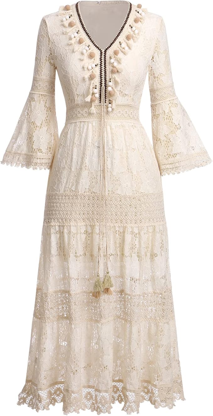Amary | Women's Boho Maxi Dress