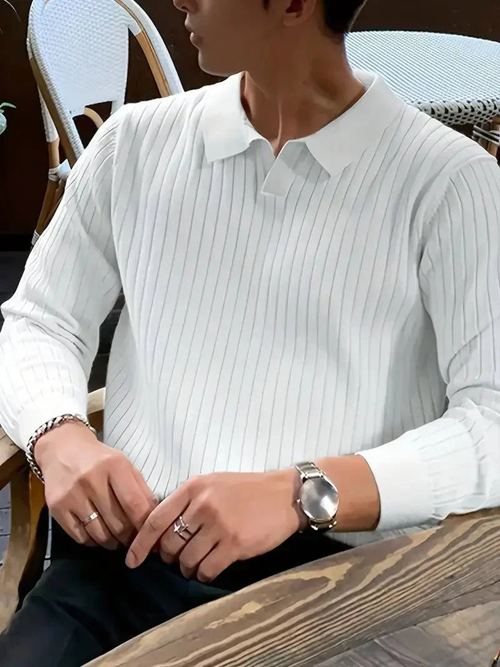 Men's Brit & Boho | Ribbed Pullover Shirt