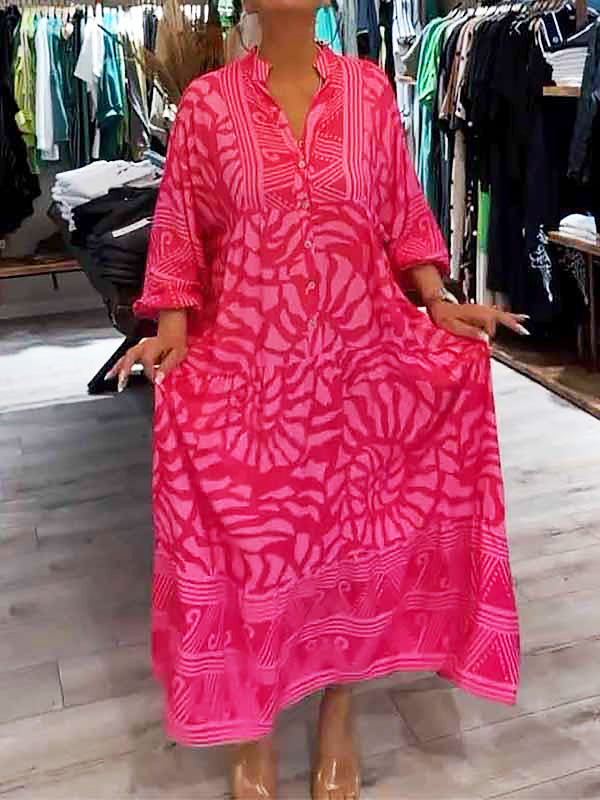 Carmilla | Women's Relaxed Vibrant Printed Maxi Dress