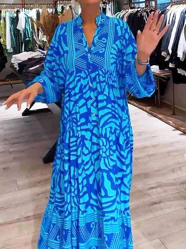 Carmilla | Women's Relaxed Vibrant Printed Maxi Dress