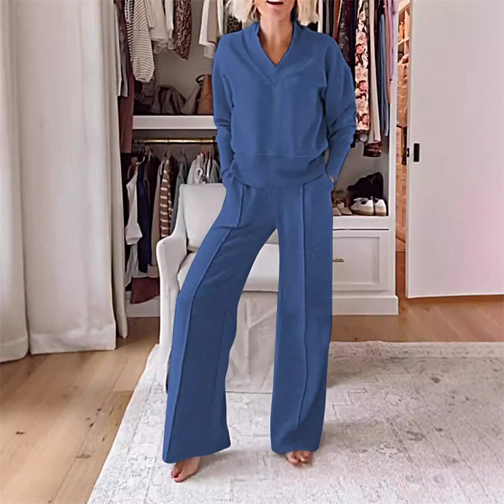 Carmela | Women's V-Neck Lounge Set