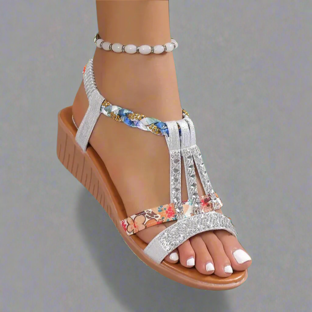 Bernatrudis | Women's Breathable Open-Toe Elegant Boho Sandals for Summer