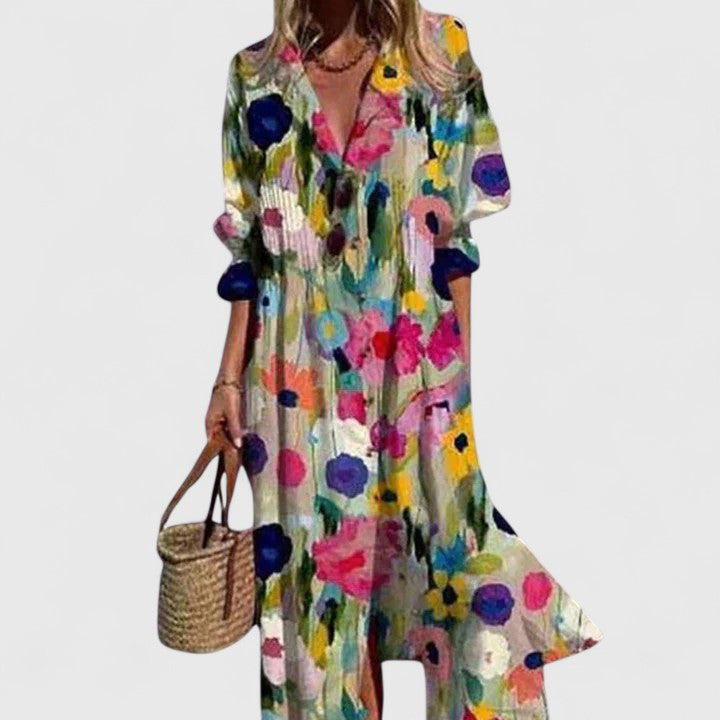 Paula | Women's Chic Bohemian Maxi Dress