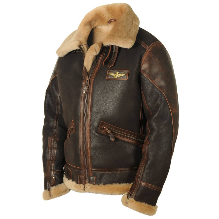 Antonia | Cozy Aviator Jacket with Long Sleeve