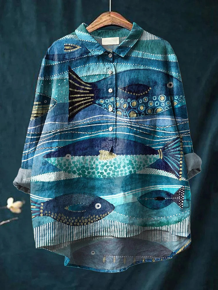 Cali | Longline Dog Art Shirt