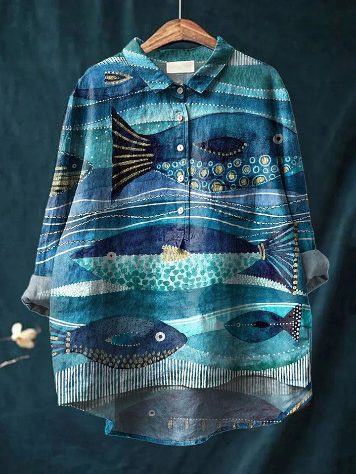 Cali | Longline Dog Art Shirt