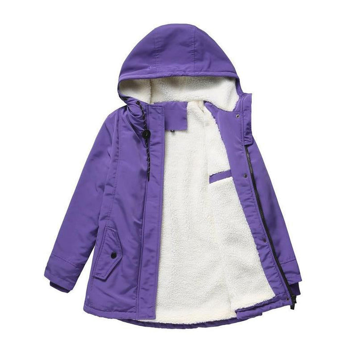 Amina | Women's Insulated Hooded Winter Coat with Quilted Lining for Ultimate Warmth