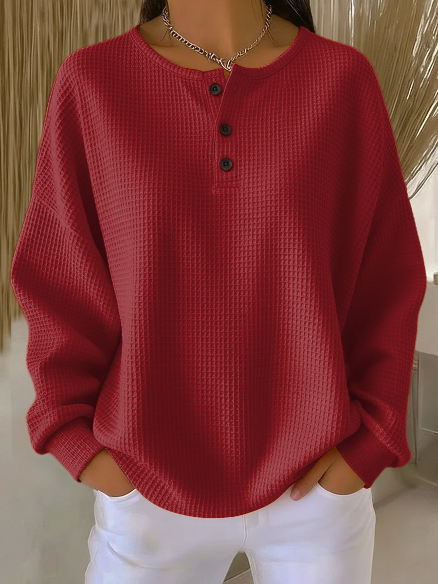 Anne | Women's Longline Casual sweatshirt with collar