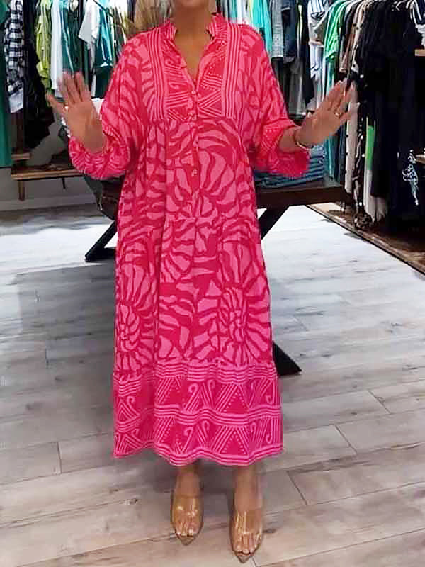 Carmilla | Women's Relaxed Vibrant Printed Maxi Dress
