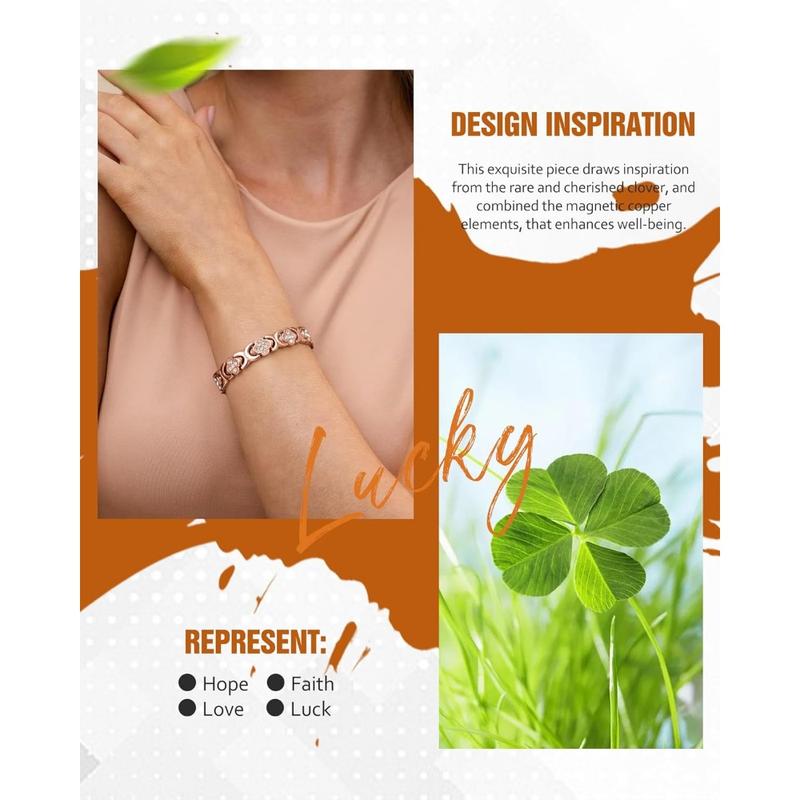 Aurelia | Elegant Magnetic Copper Bangle
