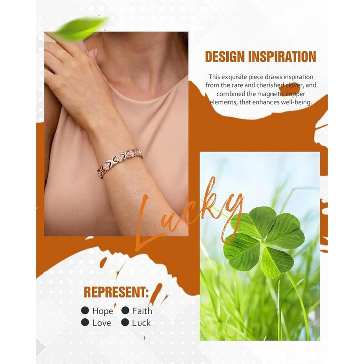 Aurelia | Elegant Magnetic Copper Bangle