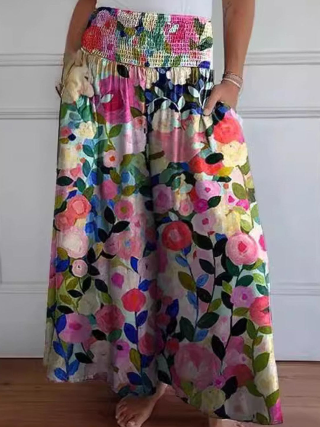 Marlene | Women's Loose-Fitting Trousers for Summer with Pockets