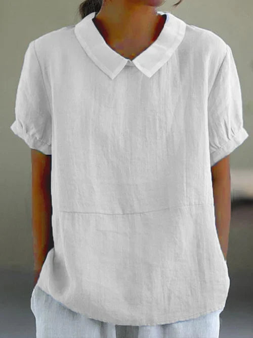 Amalie | Women's Relaxed Fit Collared Blouse