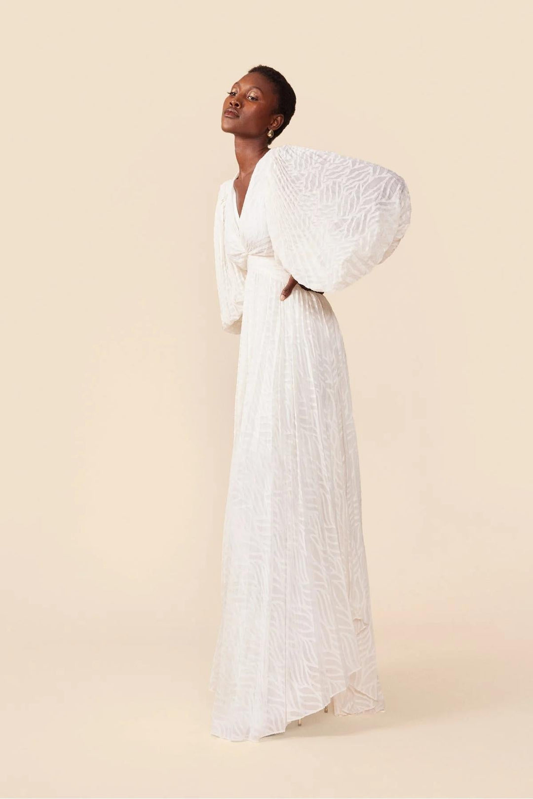 Florie | Women's Elegant Long V-Neck Maxi Dress