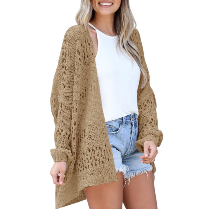 Arizela | Women's Longline Lightweight Oversized Boho Cardigan