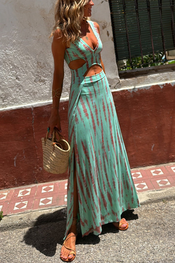 Dixie | Women's Chic Maxi Dress with Cut-Out Details