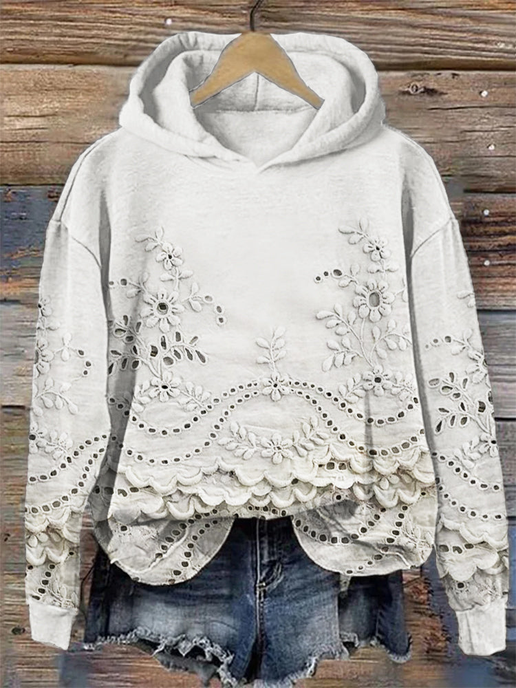 Ravella | Women's Vintage Printed Hoodie