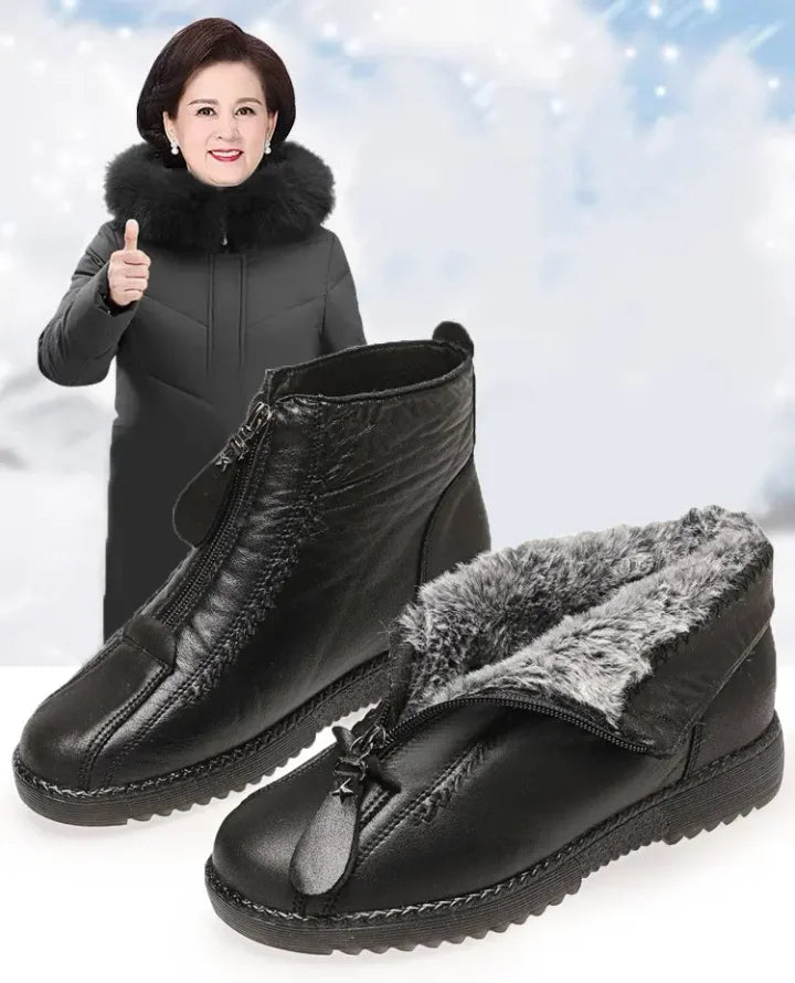 Mia | Women's Cushioned Zip Elegant Non-Slip Ankle Boots